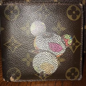 🐼  Louis Vuitton x Takashi Murakami panda wallet